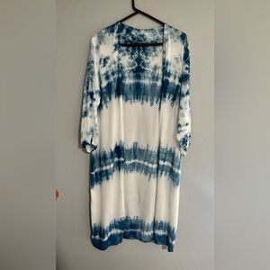 Tye-dye beach cover up